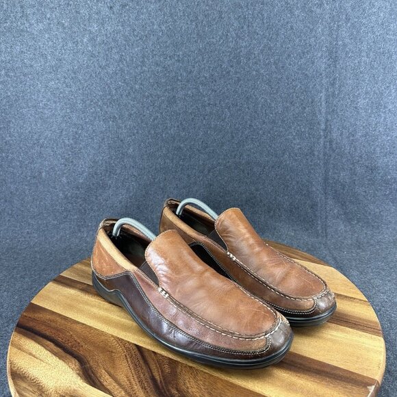 Cole Haan Tucker Loafer Leather Venetian Slip Loafer C03559 Men's 11 Vibram Sole - Picture 2 of 13